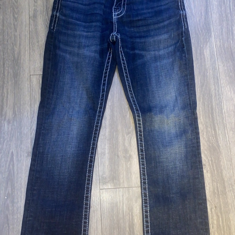 BKE Dark Blue Men's Jeans - Picture 3 of 3